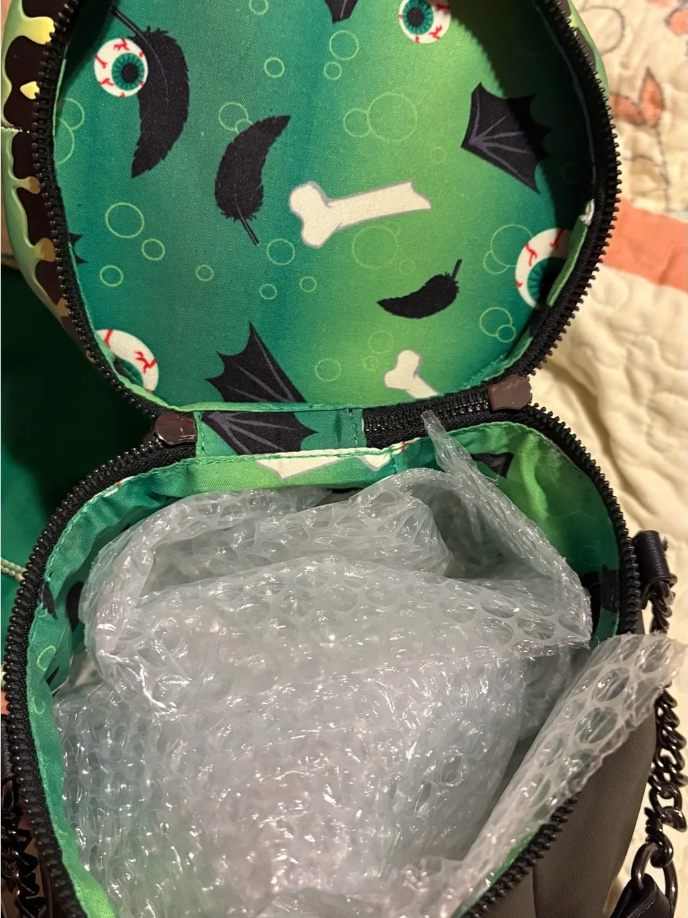 Cauldron Green Bubble Crossbody Bag